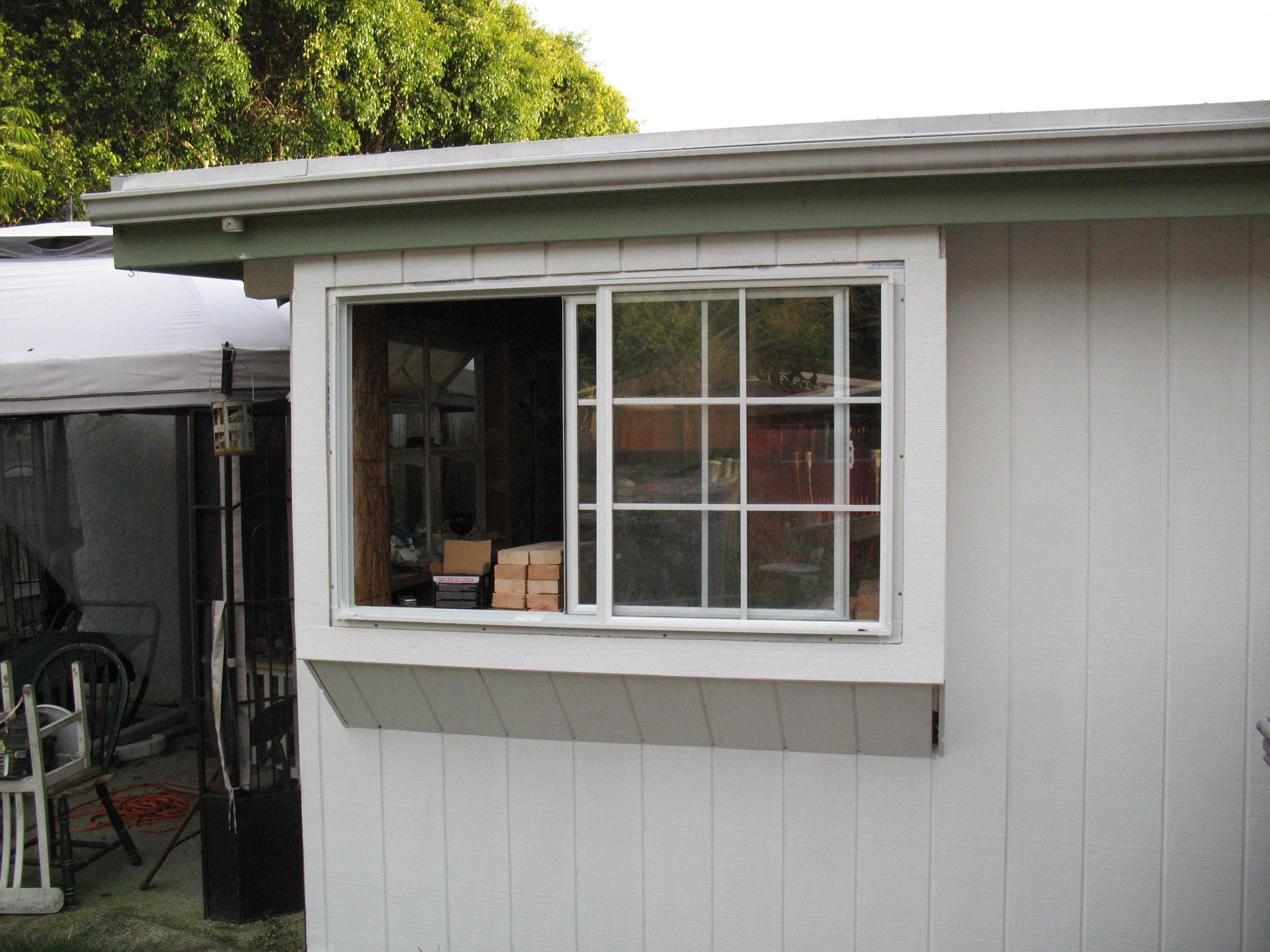 Finishing Pop Out Window Installation